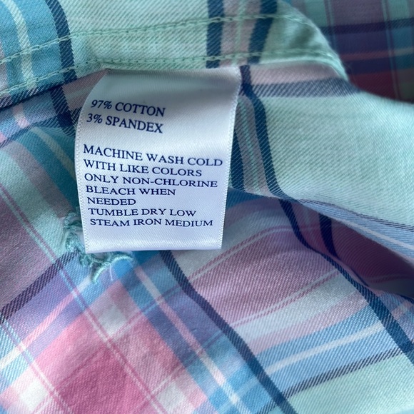 Southern Tide Plaid Shirt Size Small - Picture 5 of 6
